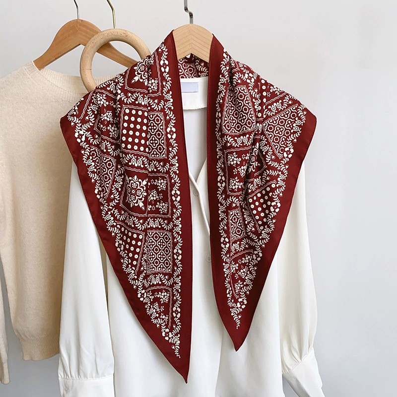 Vintage Paisley Triangle Scarf view 3