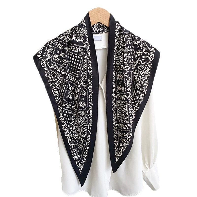 Vintage Paisley Triangle Scarf view 5