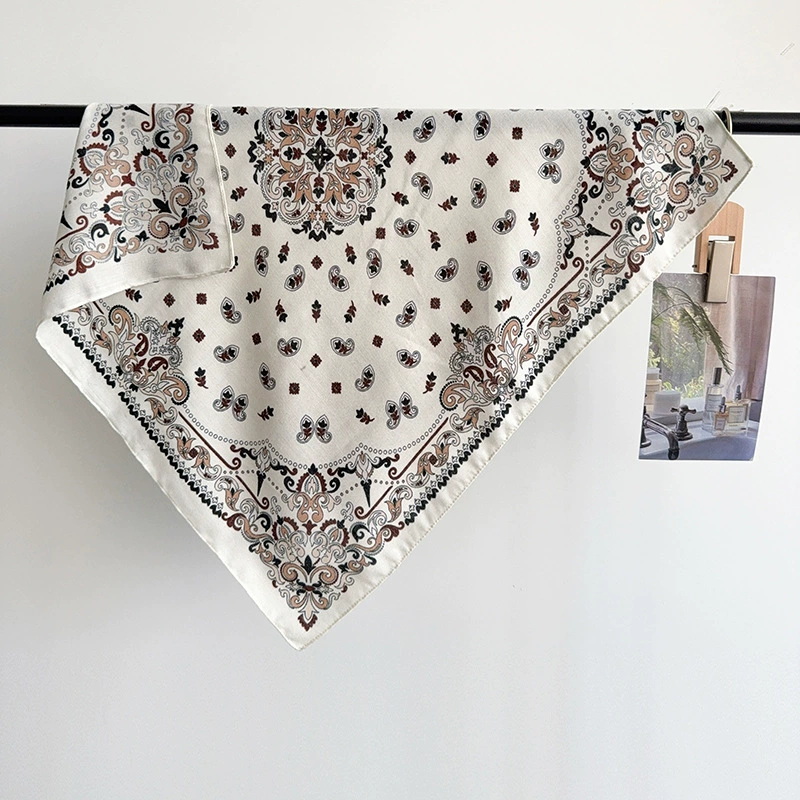 Paisley Silk-Look Square Scarf view 2