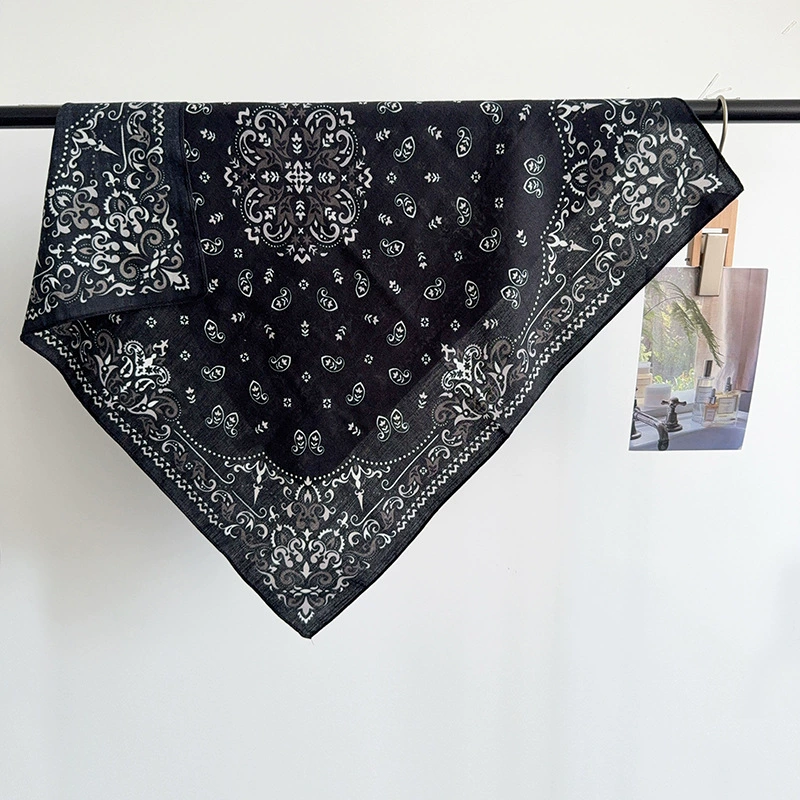 Paisley Silk-Look Square Scarf view 3