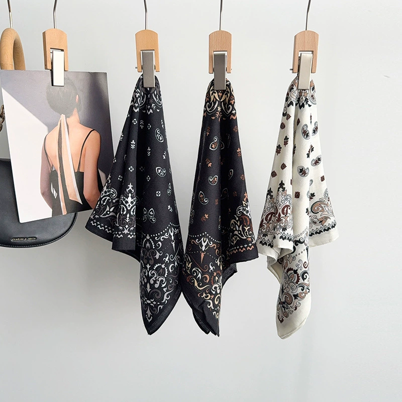 Paisley Silk-Look Square Scarf view 4