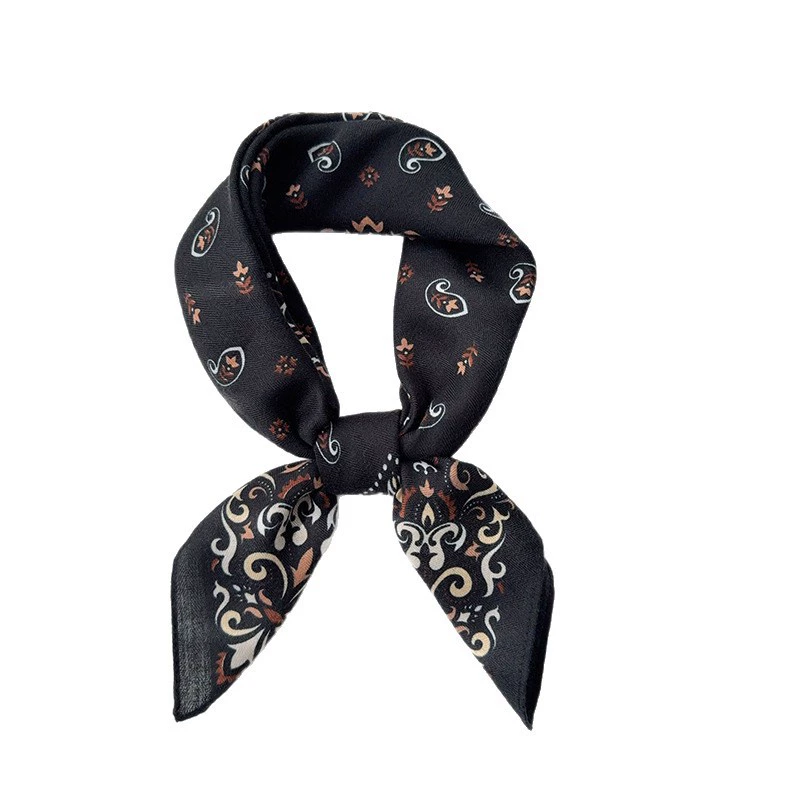 Paisley Silk-Look Square Scarf view 5