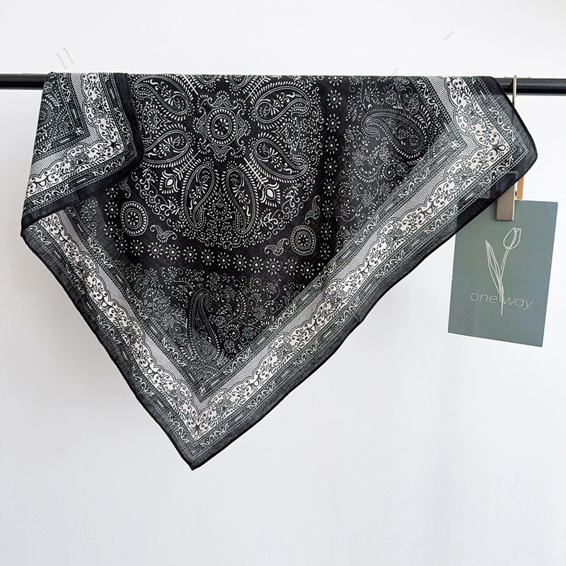 Paisley Silk-Look Square Scarf view 2