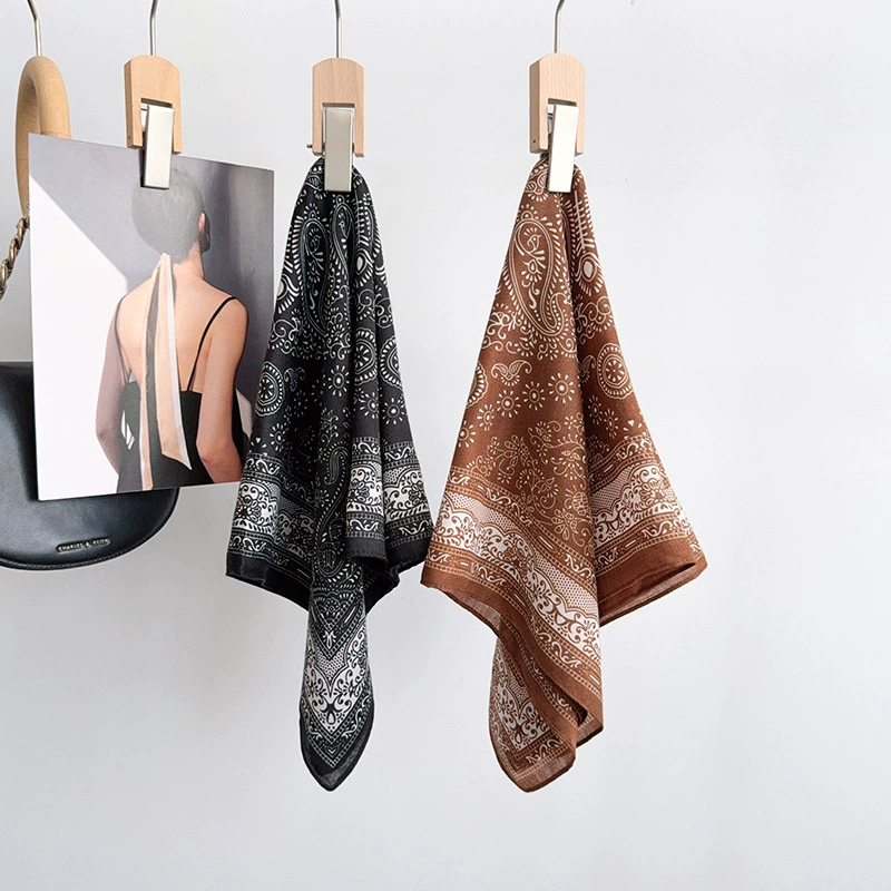 Paisley Silk-Look Square Scarf view 4