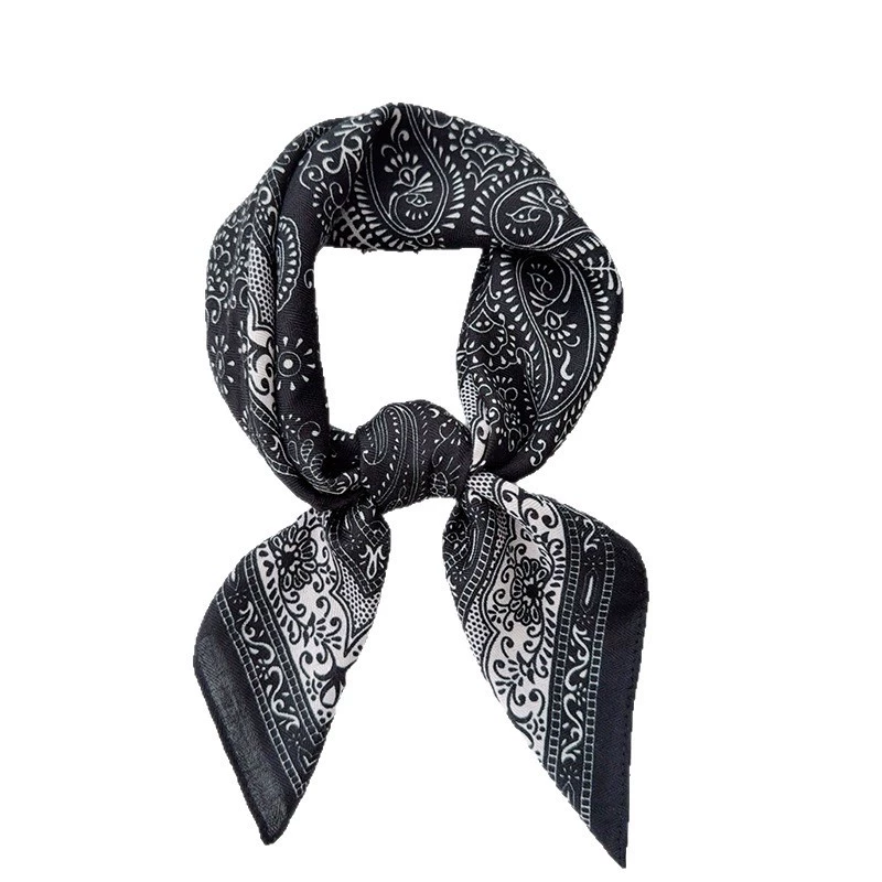 Paisley Silk-Look Square Scarf view 5