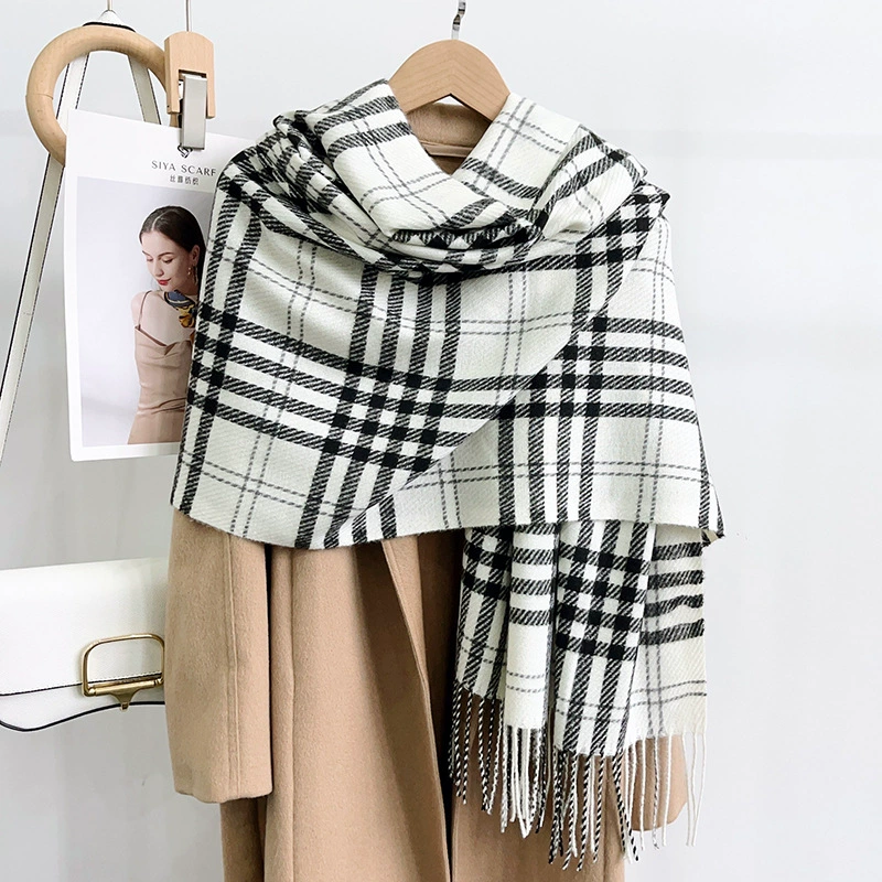Plaid Winter Scarf view 2