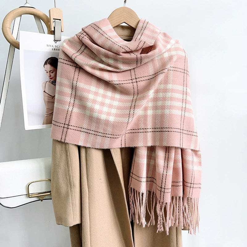 Plaid Winter Scarf view 3