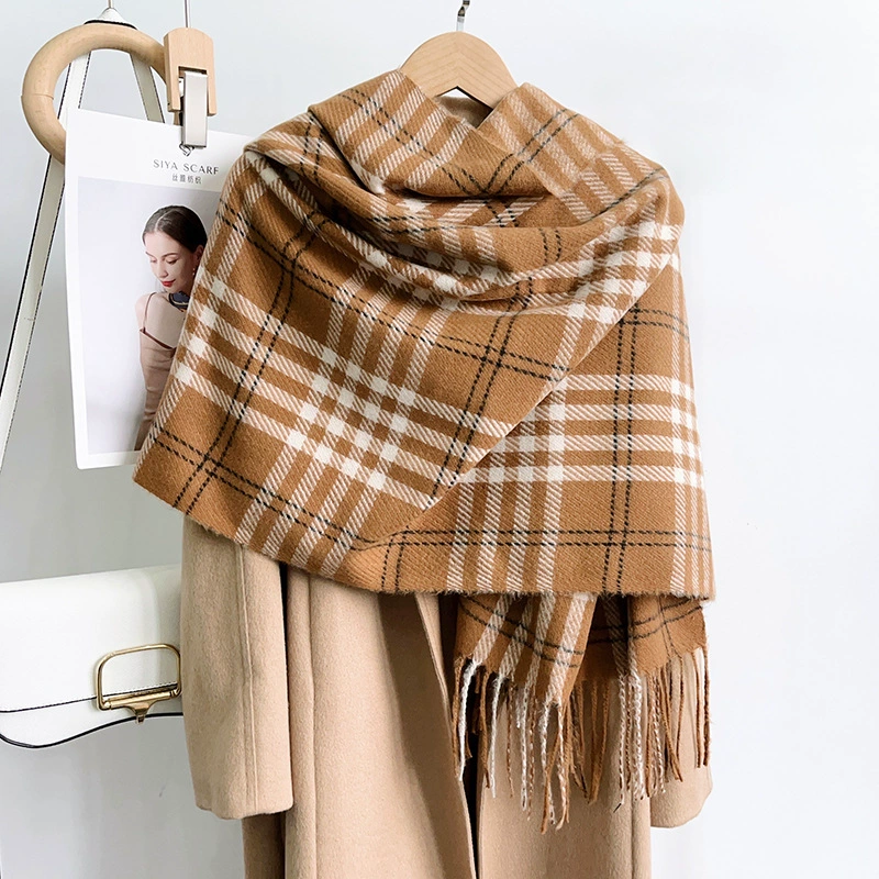 Plaid Winter Scarf view 4
