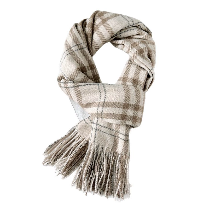 Plaid Winter Scarf view 5