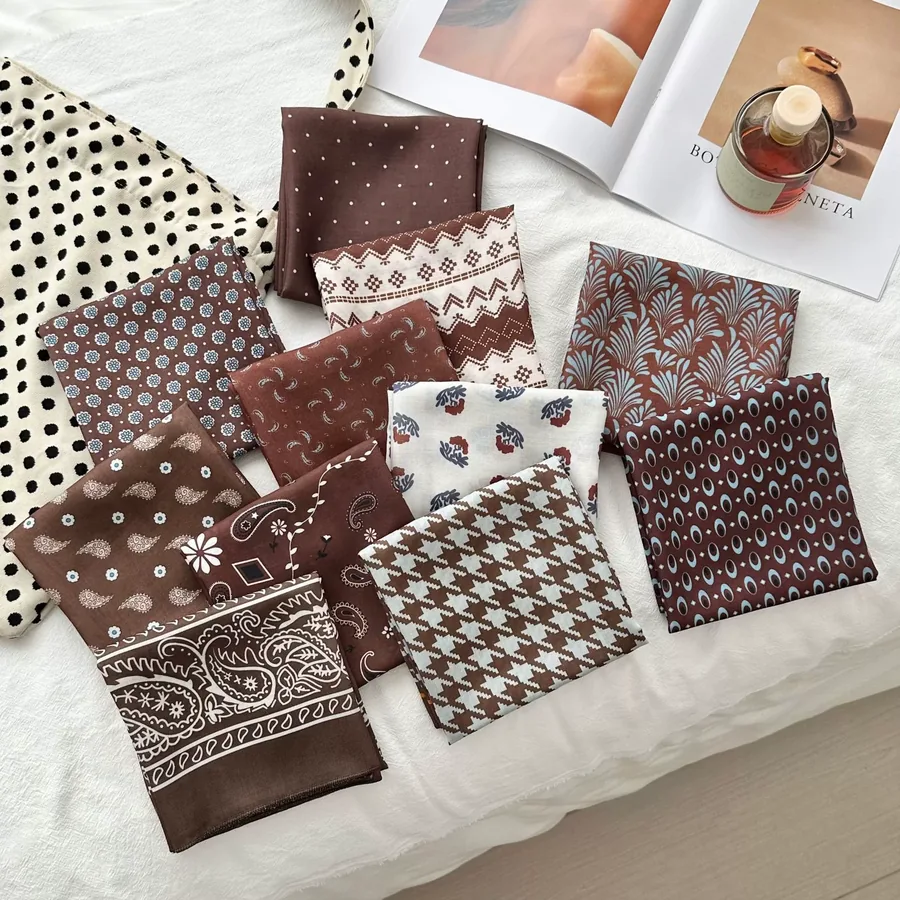 Houndstooth Square Scarf