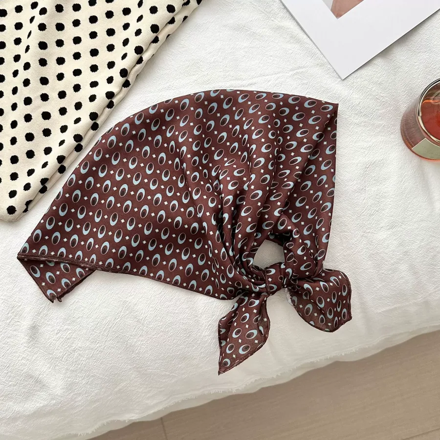 Houndstooth Square Scarf view 11