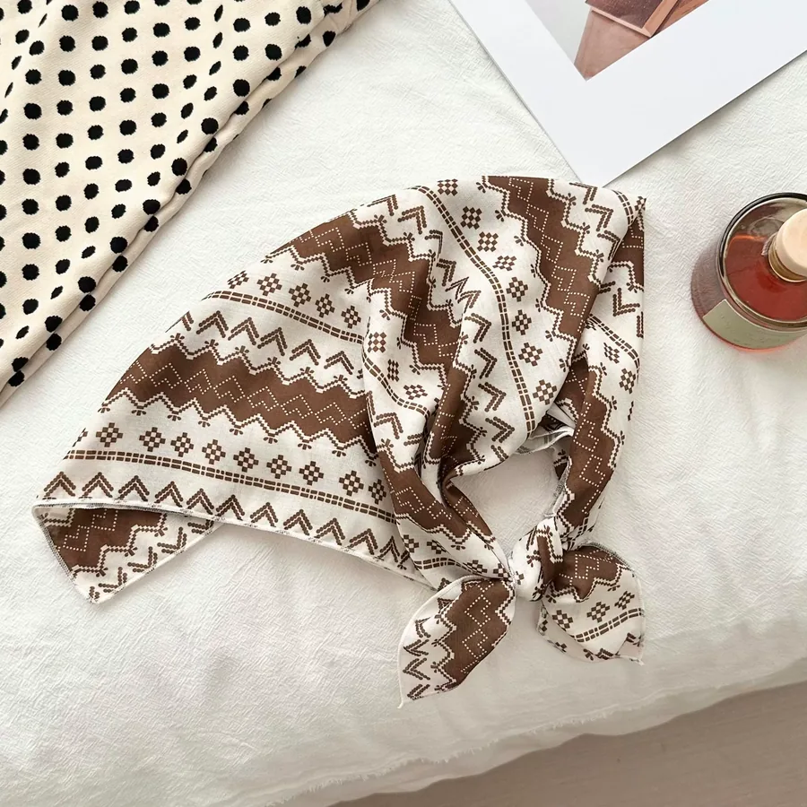 Houndstooth Square Scarf view 12