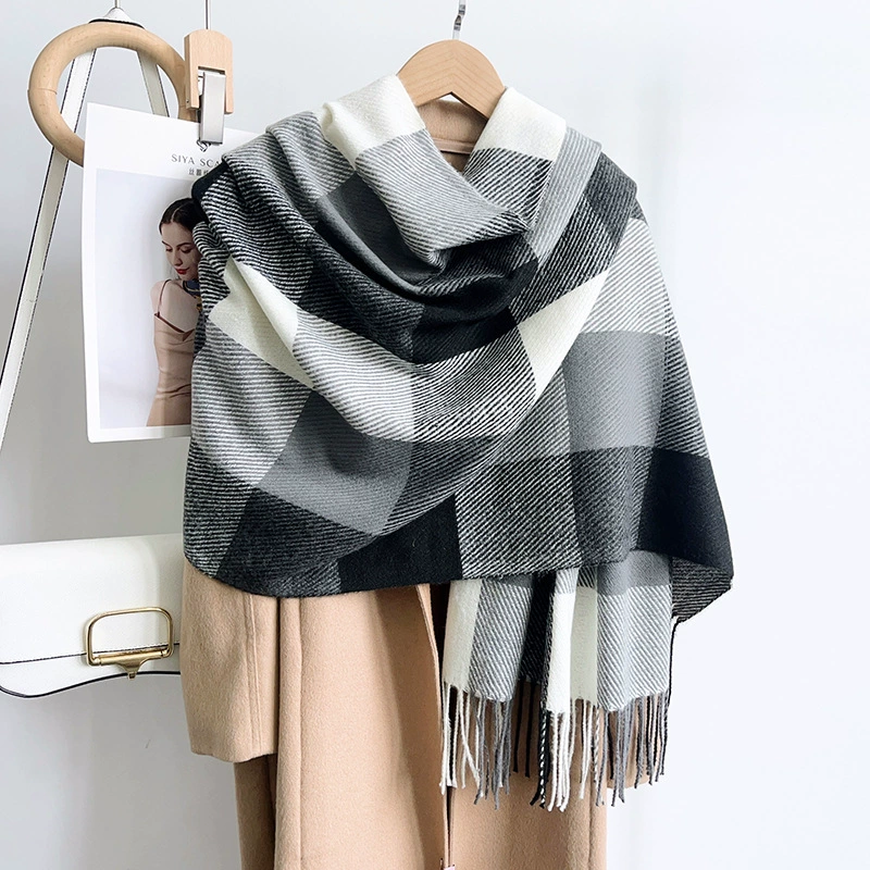 Plaid Winter Scarf view 3
