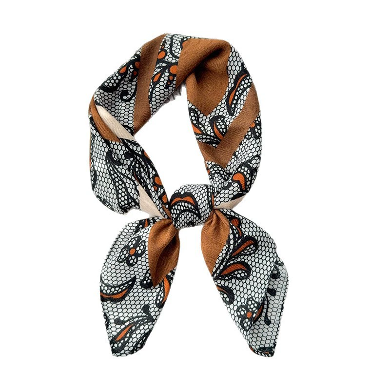 Vintage Herringbone Square Scarf view 5