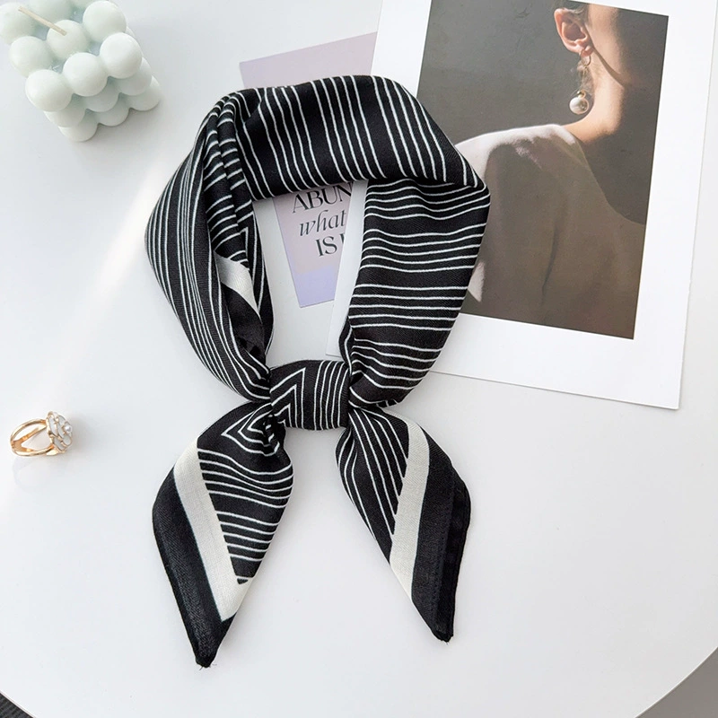Striped Square Scarf