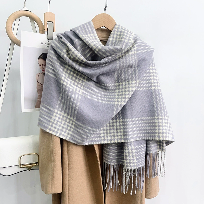 Plaid Winter Scarf view 2