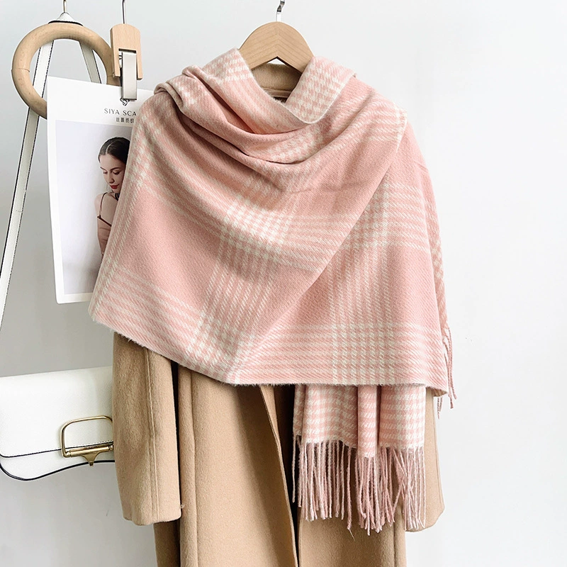 Plaid Winter Scarf view 3
