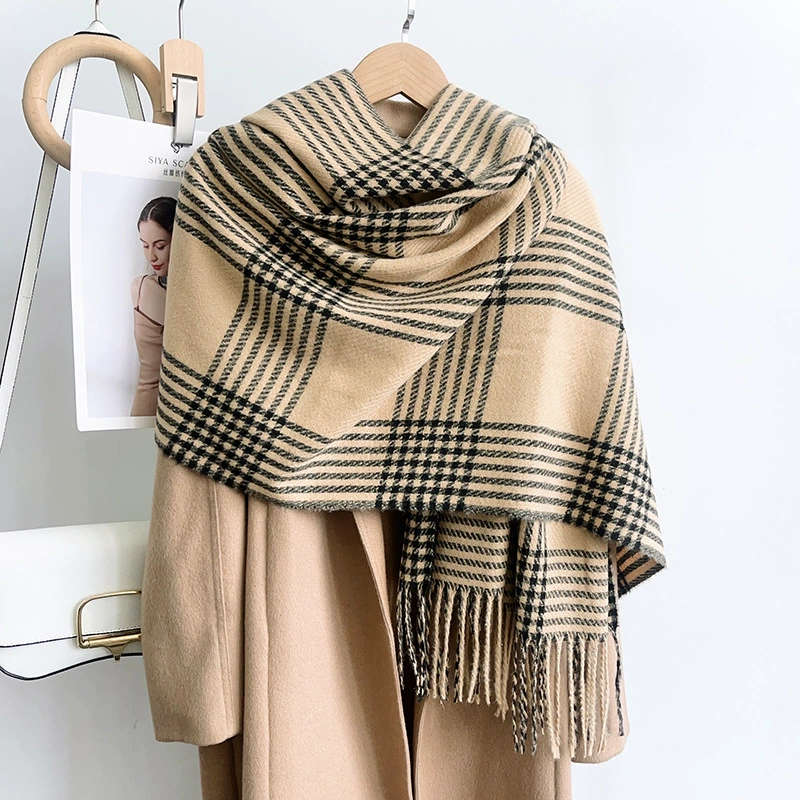 Plaid Winter Scarf view 4