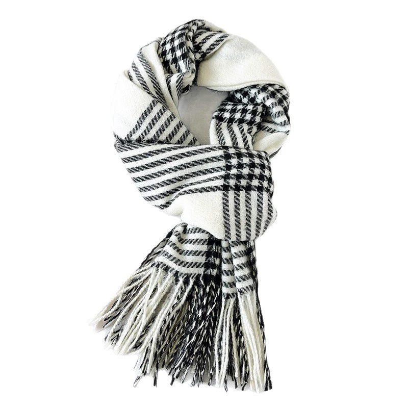 Plaid Winter Scarf view 5