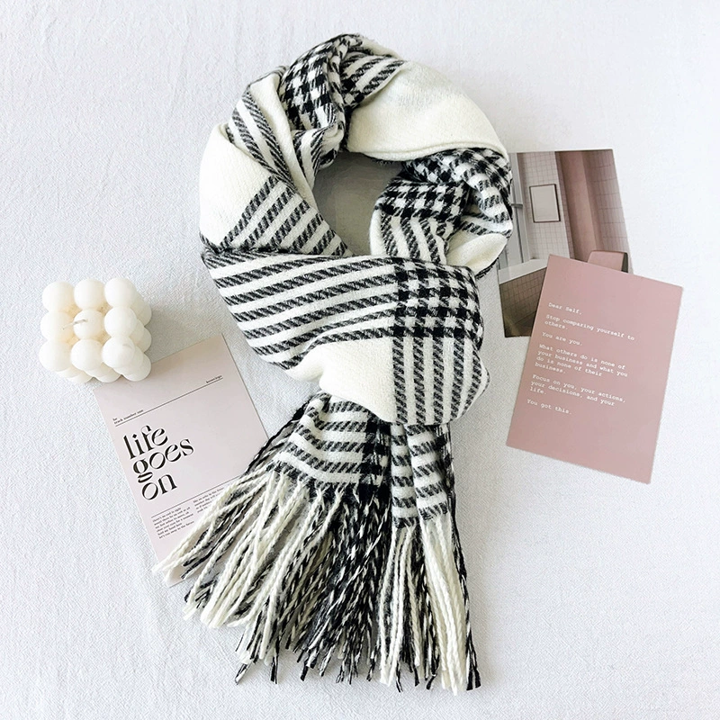 Plaid Winter Scarf view 6