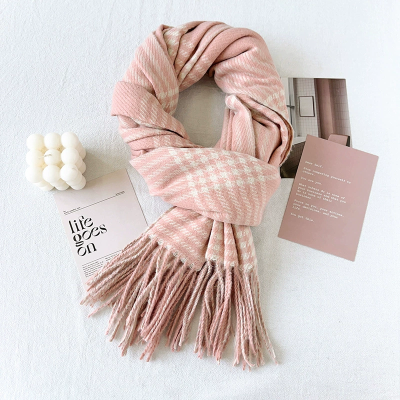 Plaid Winter Scarf view 9