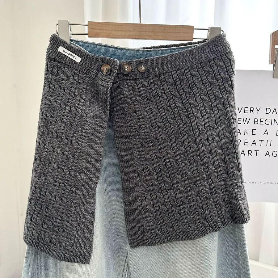 Knit Scarf Wrap view 7