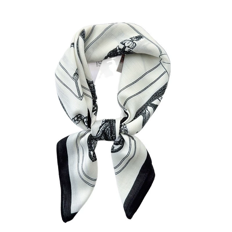 Vintage Horse Silk-Look Square Scarf view 5