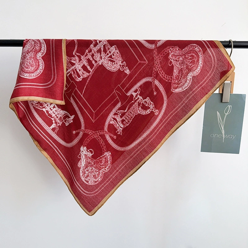 Vintage Horse Silk-Look Square Scarf view 6