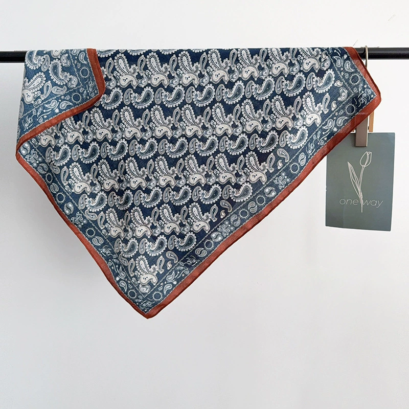 Herringbone Paisley Square Scarf