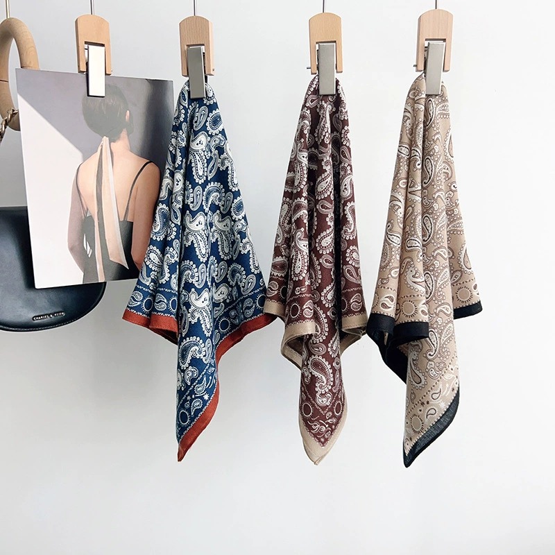 Herringbone Paisley Square Scarf view 3