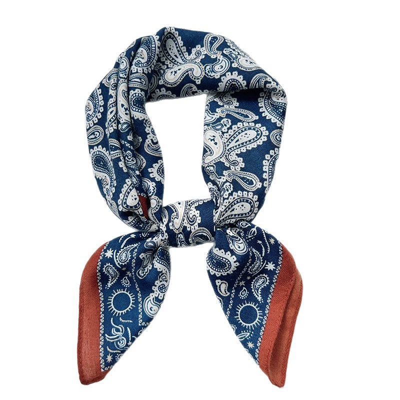 Herringbone Paisley Square Scarf view 5