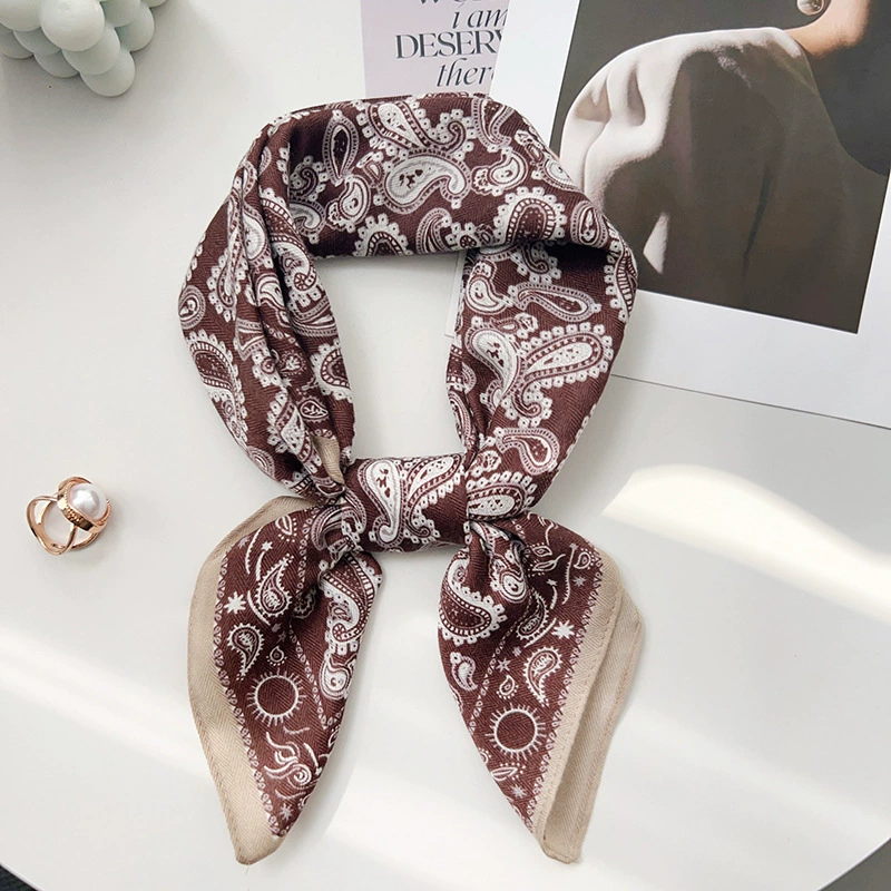 Herringbone Paisley Square Scarf view 6