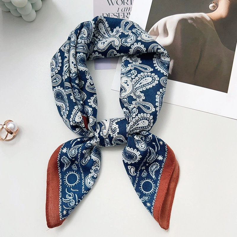Herringbone Paisley Square Scarf view 7