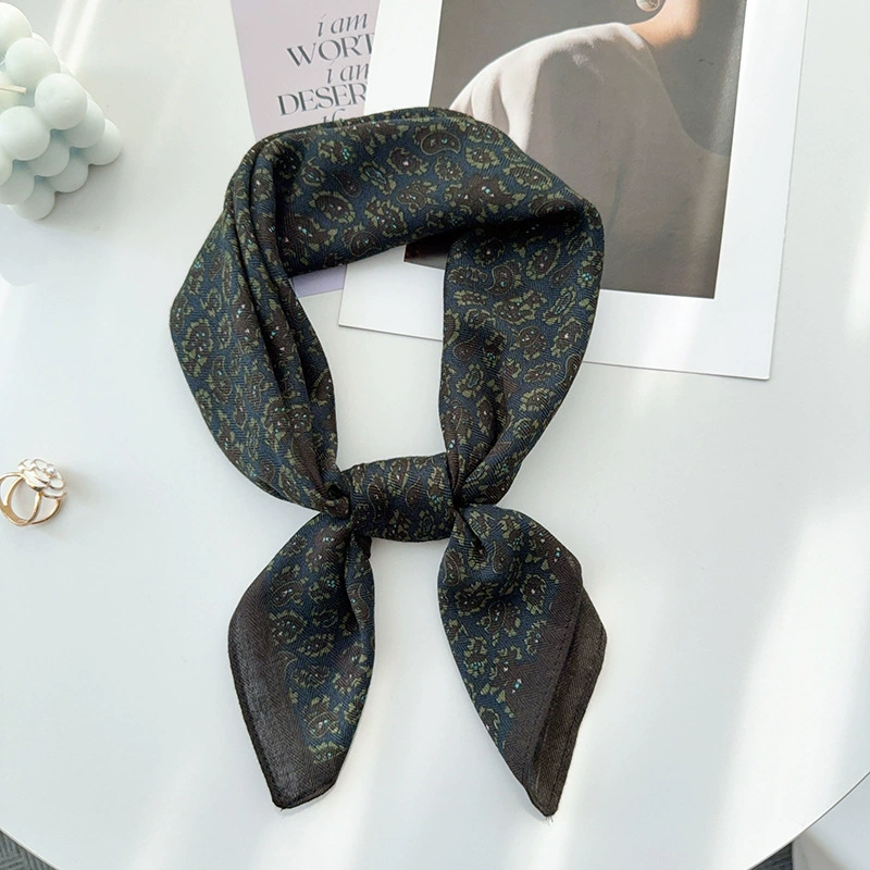Vintage Floral Square Scarf