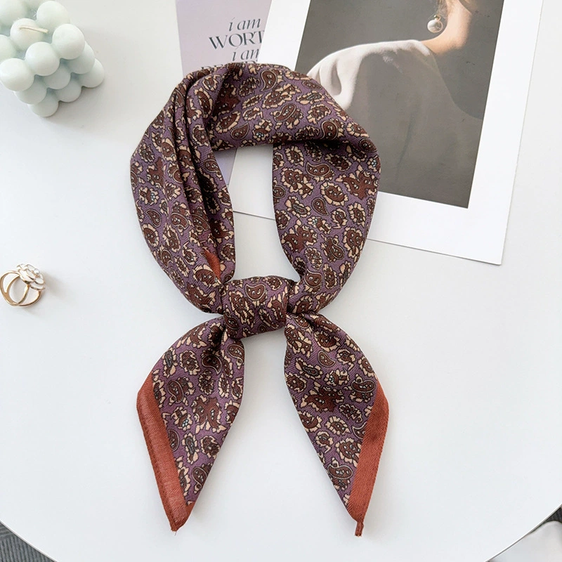 Vintage Floral Square Scarf view 3