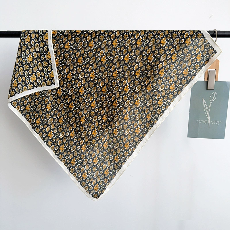 Vintage Floral Square Scarf view 7