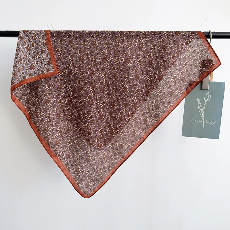 Vintage Floral Square Scarf view 8