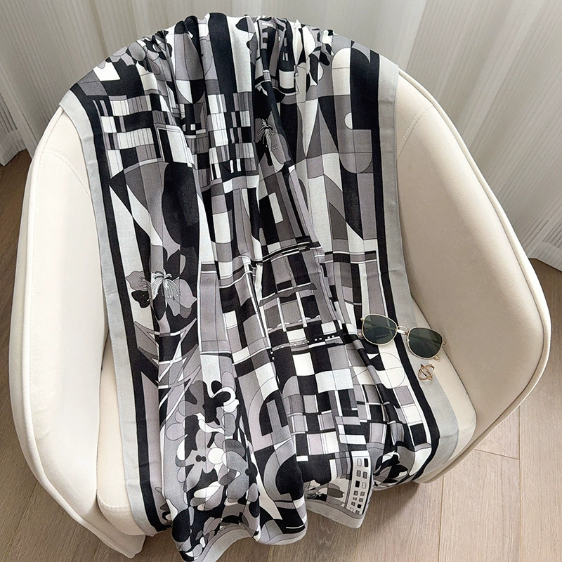Cotton Linen Long Scarf