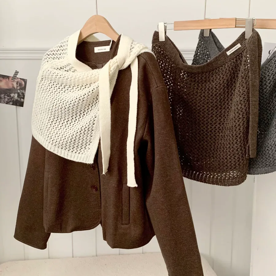 Knit Skirt Scarf