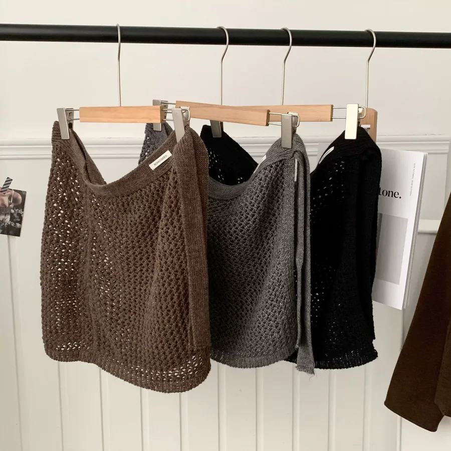 Knit Skirt Scarf view 2