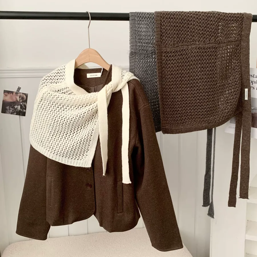 Knit Skirt Scarf view 3
