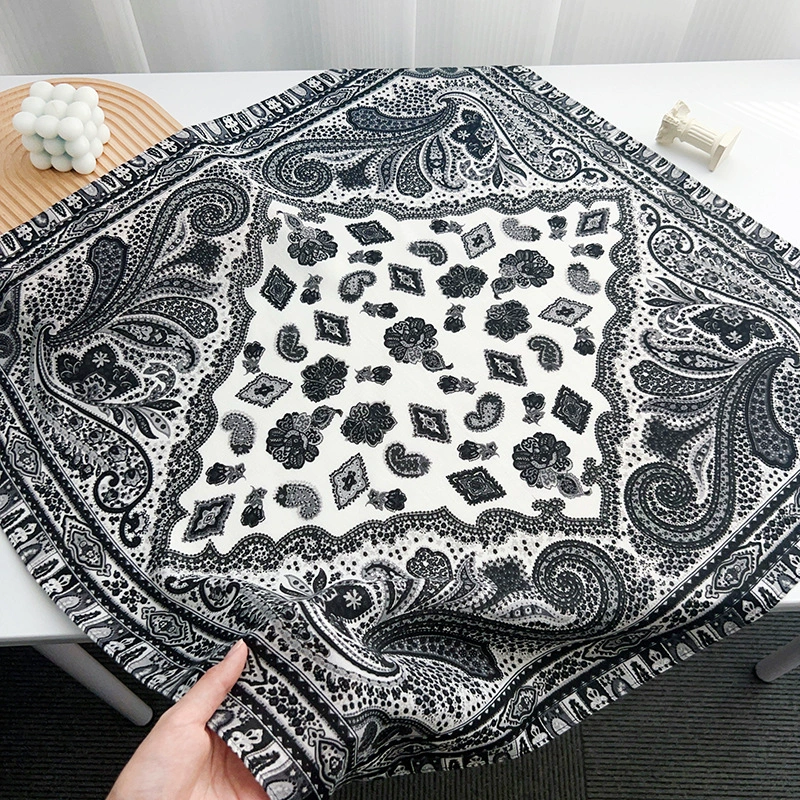 Paisley Silk-Look Square Scarf view 2