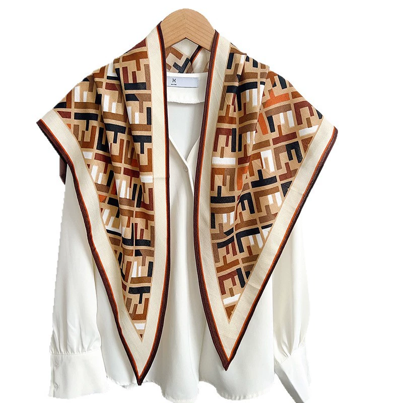 Herringbone Triangle Scarf view 5