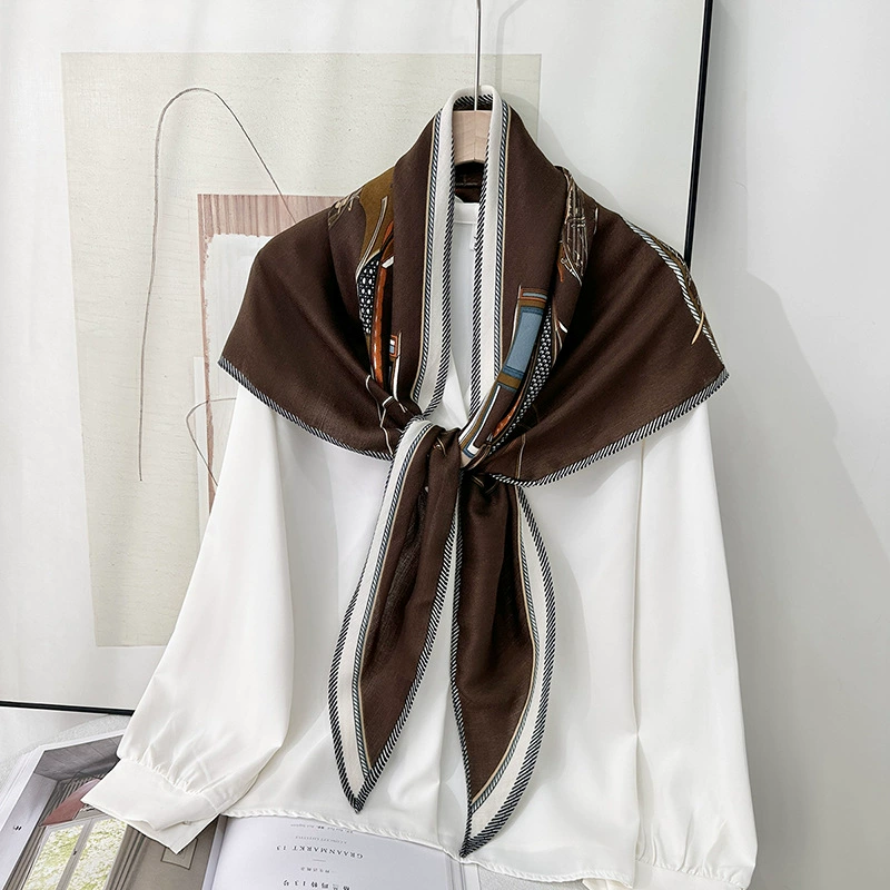 Herringbone Triangle Scarf view 9