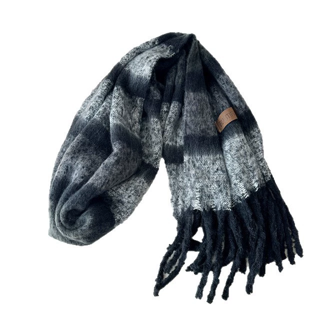 Faux Cashmere Winter Scarf view 5