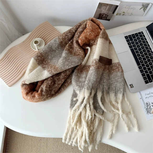 Faux Cashmere Winter Scarf view 7