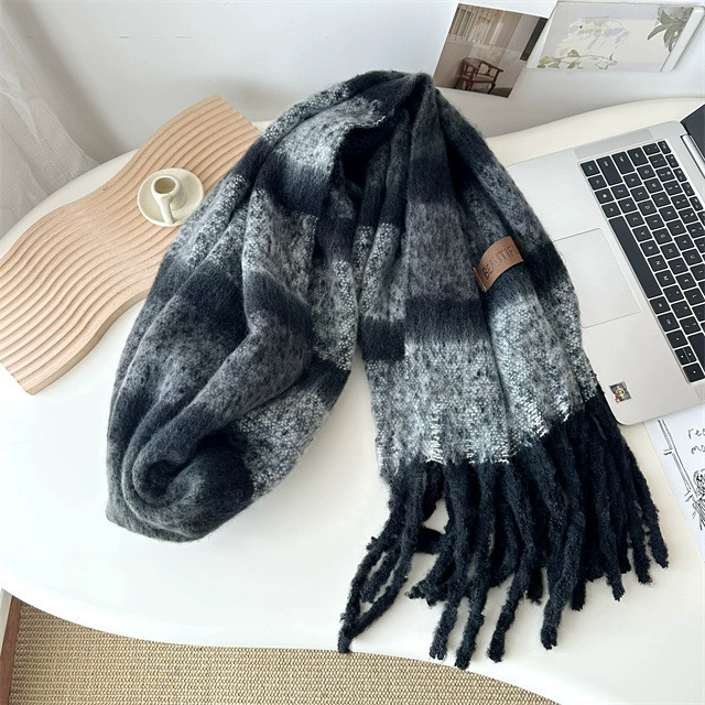 Faux Cashmere Winter Scarf view 8