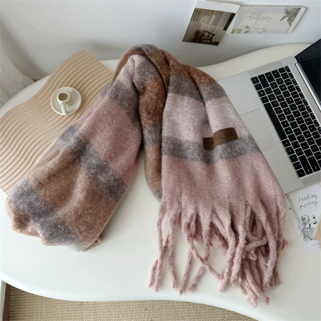 Faux Cashmere Winter Scarf view 9