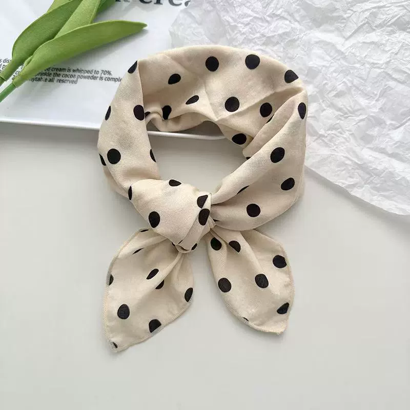 Cotton Linen Square Scarf view 2