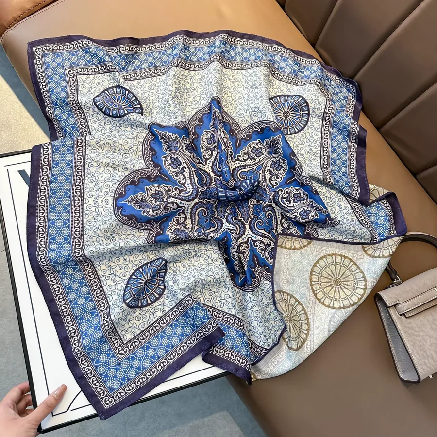 Double-Sided Print Square Scarf view 10